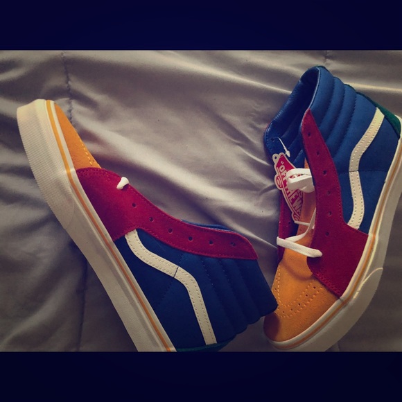 Vans Shoes - Brand New Color block van hi top sneakers